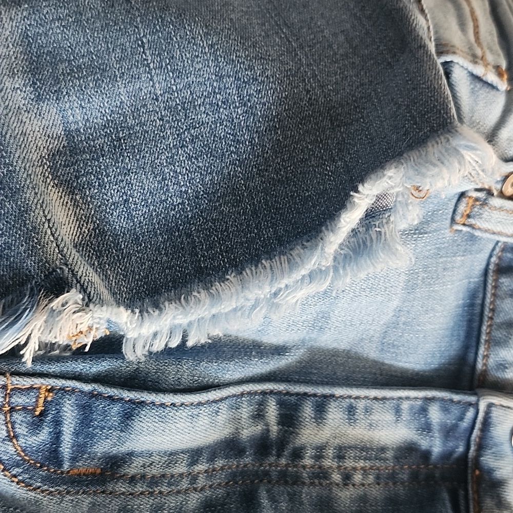 KanCan, Light Blue Wash, Distressed, High Waisted, Skinny Stretch Jeans, 11/29 - Picture 9 of 9